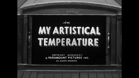 Popeye The Sailor - My Artistical Temperature (1937)