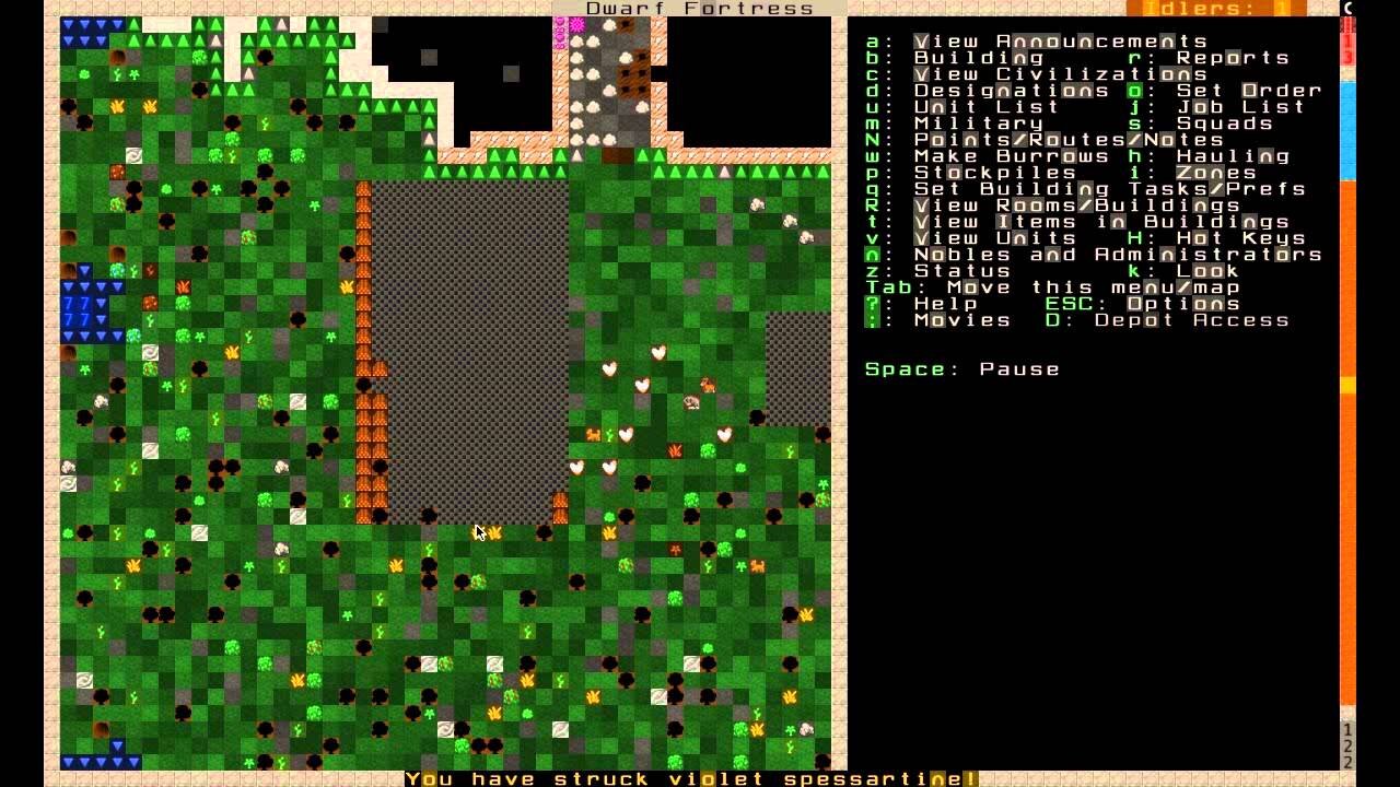 Dwarf Fortress Scarletrocks part 4 - The Real Start