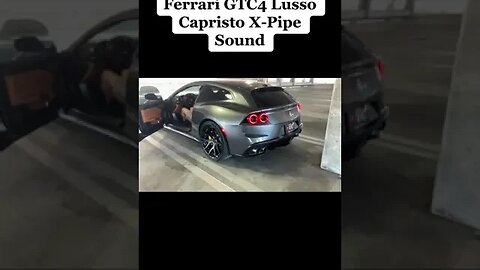 Ferrari GTC4 Capristo X Pipe Sound