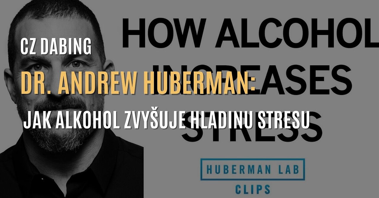Dr. Huberman: Jak alkohol ve skutečnosti zvyšuje hladinu stresu, místo aby vás uvolnil (CZ DABING)