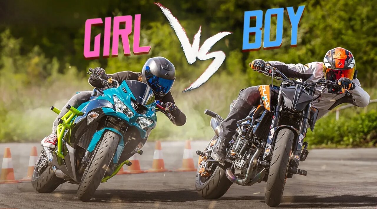 Stunt Battle Girl vs Boy