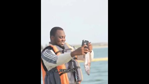 SHORTS - Selfie with a fish