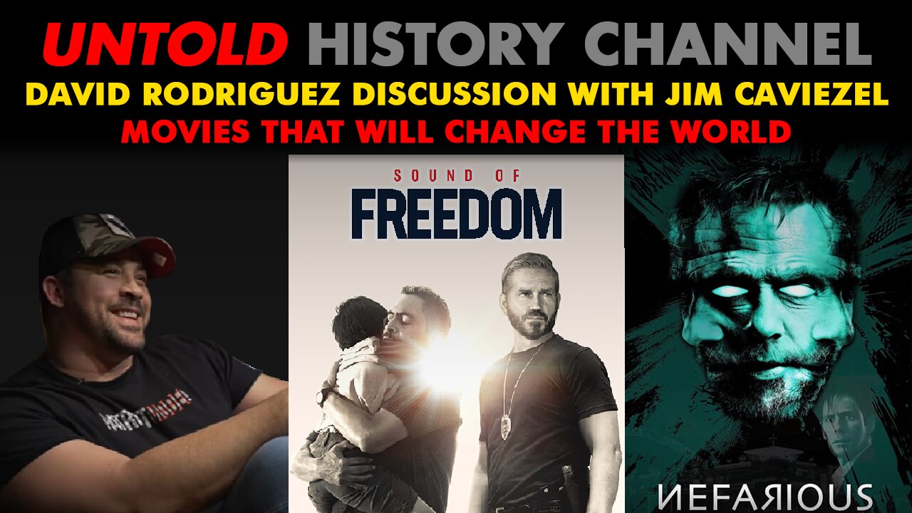 Jim Caviezel Discussion with David Nino Rodriguez | Sound of Freedom & Nefarious: 2 Movies That Will Change The World