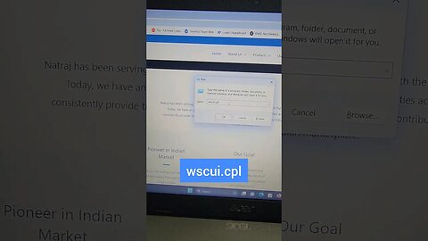 wscui.cpl #shorts #youtubeshorts #viral