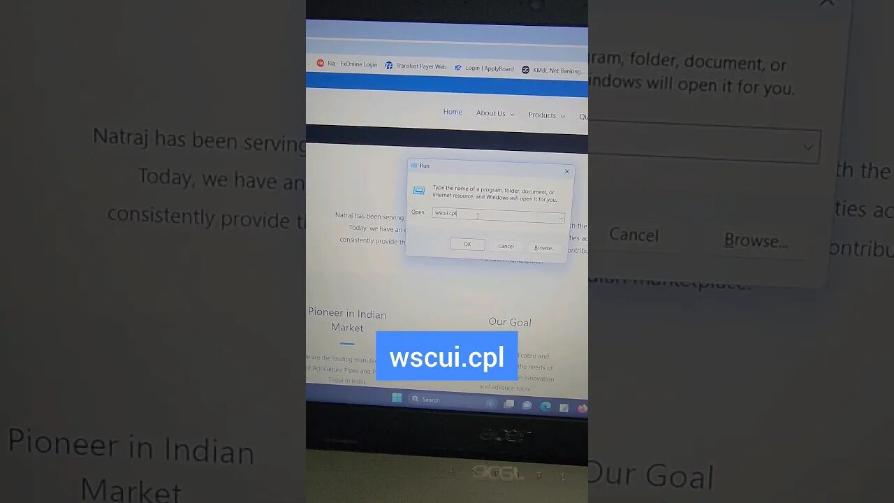wscui.cpl #shorts #youtubeshorts #viral