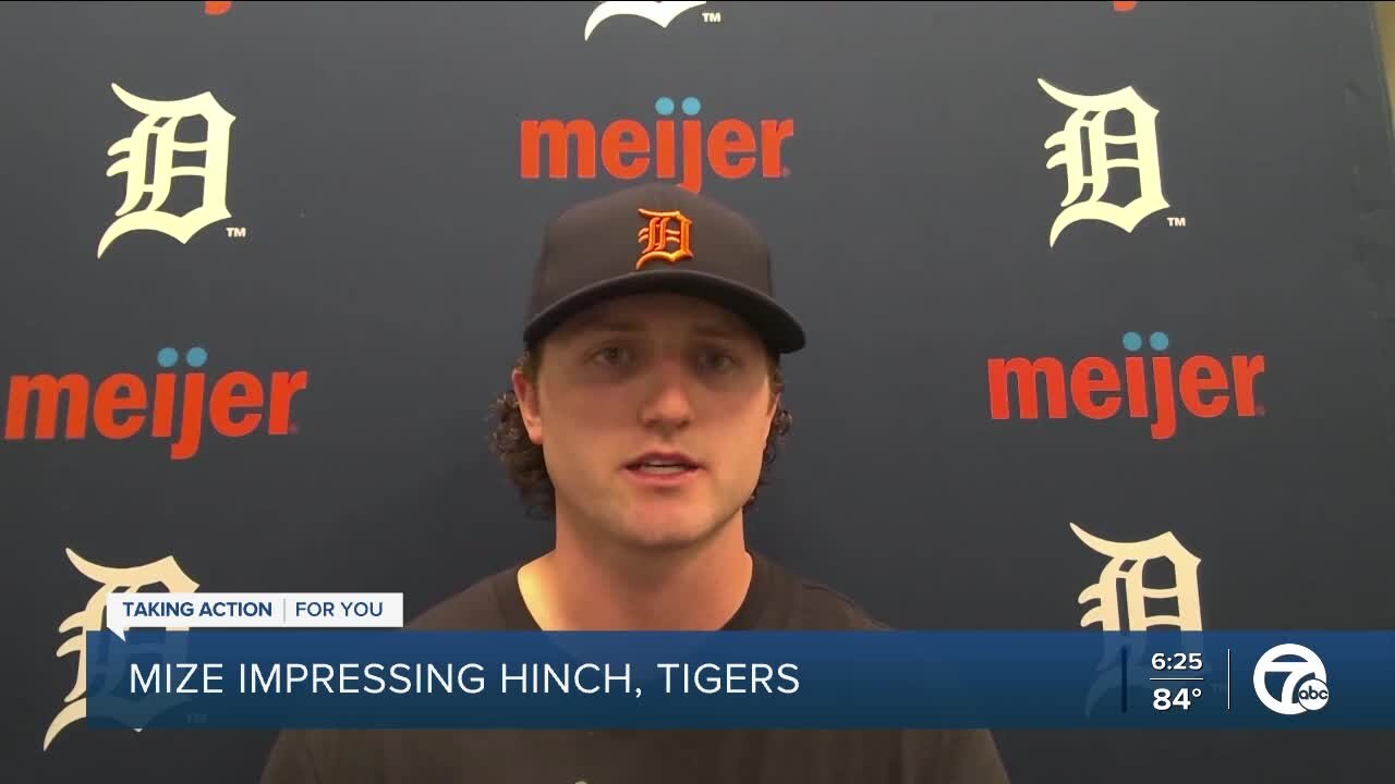 Casey Mize impressing Hinch, Tigers