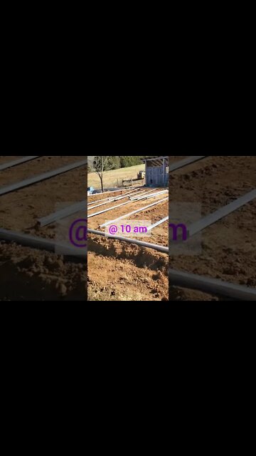 Working on putting up a new barn #work #farm #barn #farmlife #help