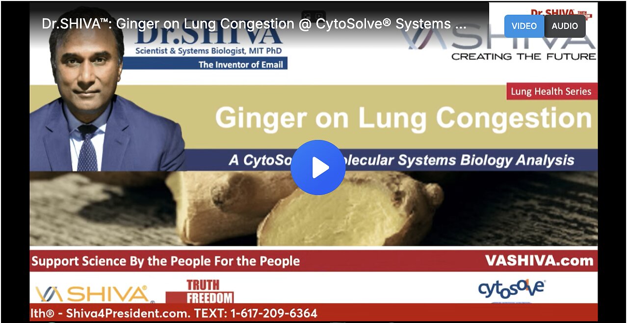 Learn how ginger addresses lung congestion