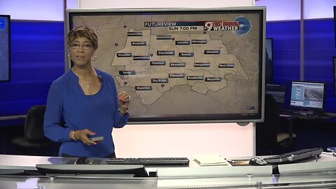 Your Saturday evening forecast