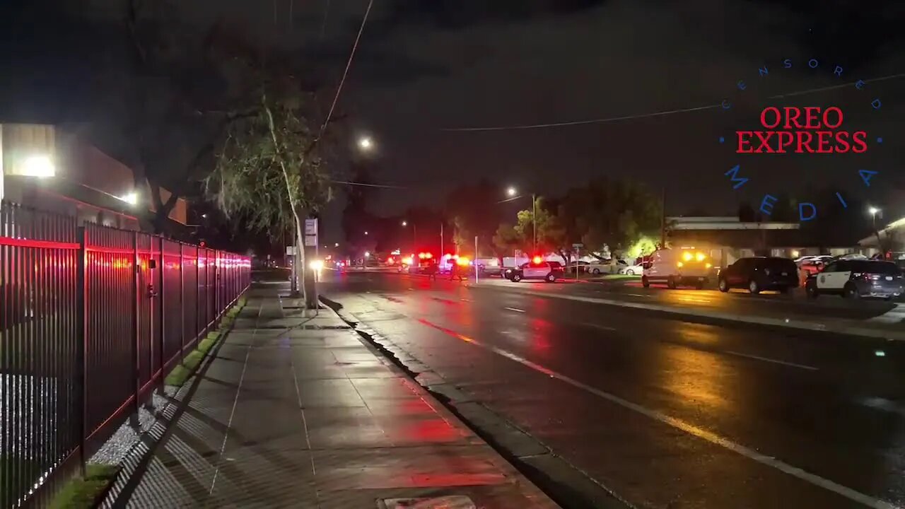 Live - Fresno - Shields and Bond - Large Police Presence