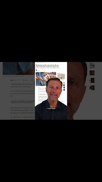 Mediterranean diet is often touted as super healthy, is it really? #keto #drberg #mediterraneandiet