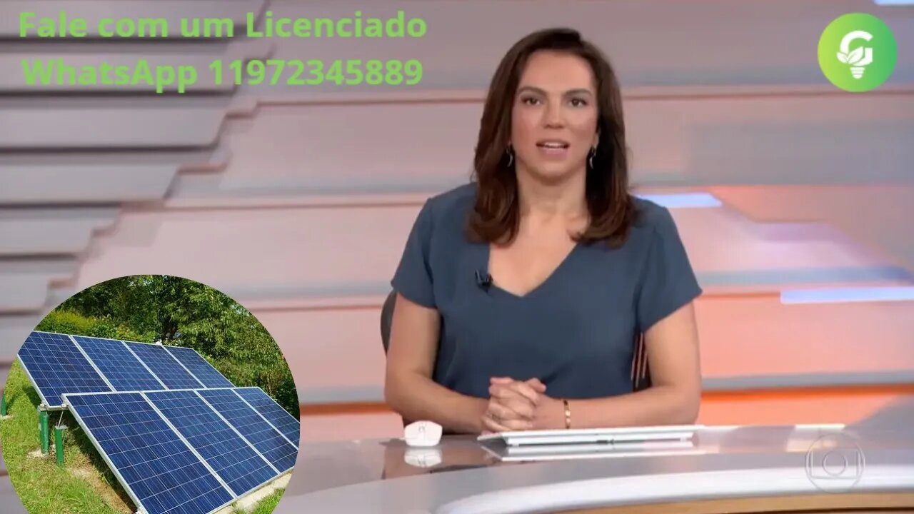 Assinatura de Energia Solar Rede Globo !!! #energiasolar #igreenenergy