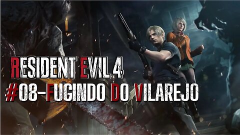 Gameplay Resident Evil 4 Remake - Fugindo do Vilarejo