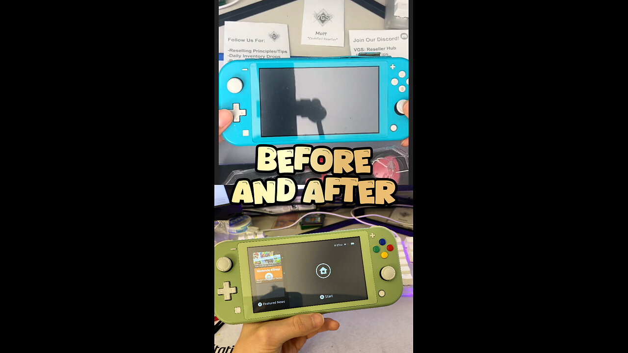 Shell Swapping A Switch Lite 😎🔧