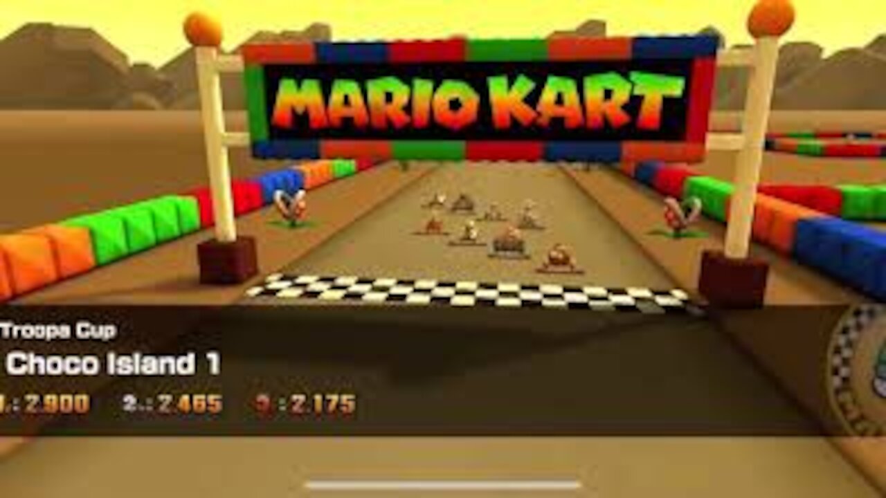 RMX Choco Island 1 Gameplay | Mario Kart Tour