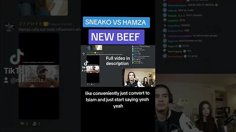 SNEAKO VS Hamza New BEEF