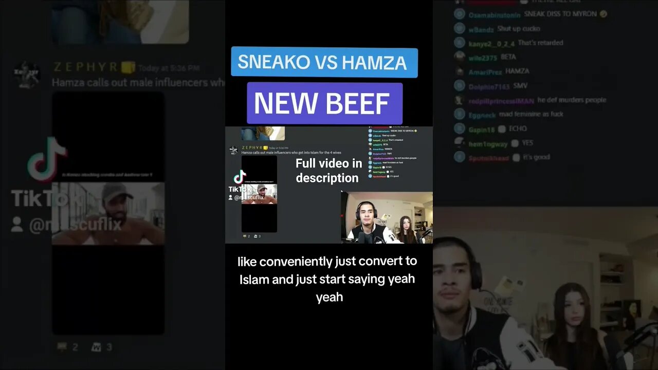 SNEAKO VS Hamza New BEEF