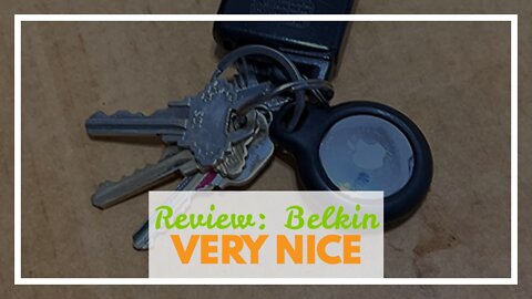 Review: Belkin AirTag Case with Key Ring, Secure Holder Protective Cover for Air Tag with Scrat...