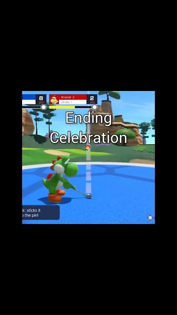 Hole in One Ending Celebration #mariogolf #nintendo