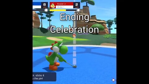 Hole in One Ending Celebration #mariogolf #nintendo