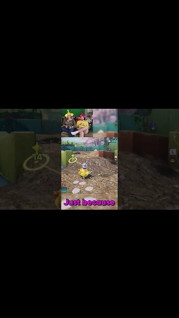 She Thought the Pikmin Would Survive the Water 😳 #ピクミン4 💦