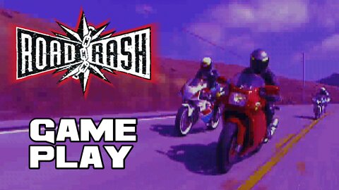 🏍⛓🚔 Road Rash - Sega Saturn Gameplay 🚔⛓🏍 😎Benjamillion