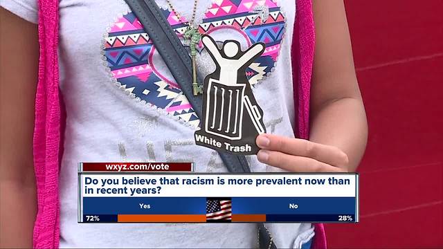 Family finds 'white trash' sticker in dollar store vending machine