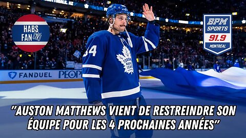 Habs Fan TV réagit au contrat d'Auston Matthews à BPM Sports !