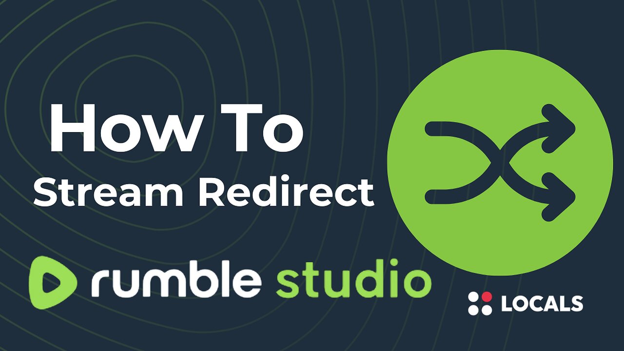 How To Rumble Studio Stream Redirect