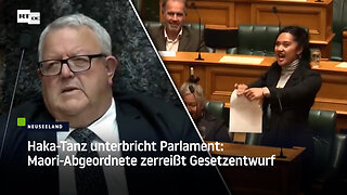 Neuseeland: Haka-Tanz beendet Gesetzesdebatte