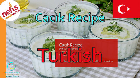 Cacık Recipe: Turkish