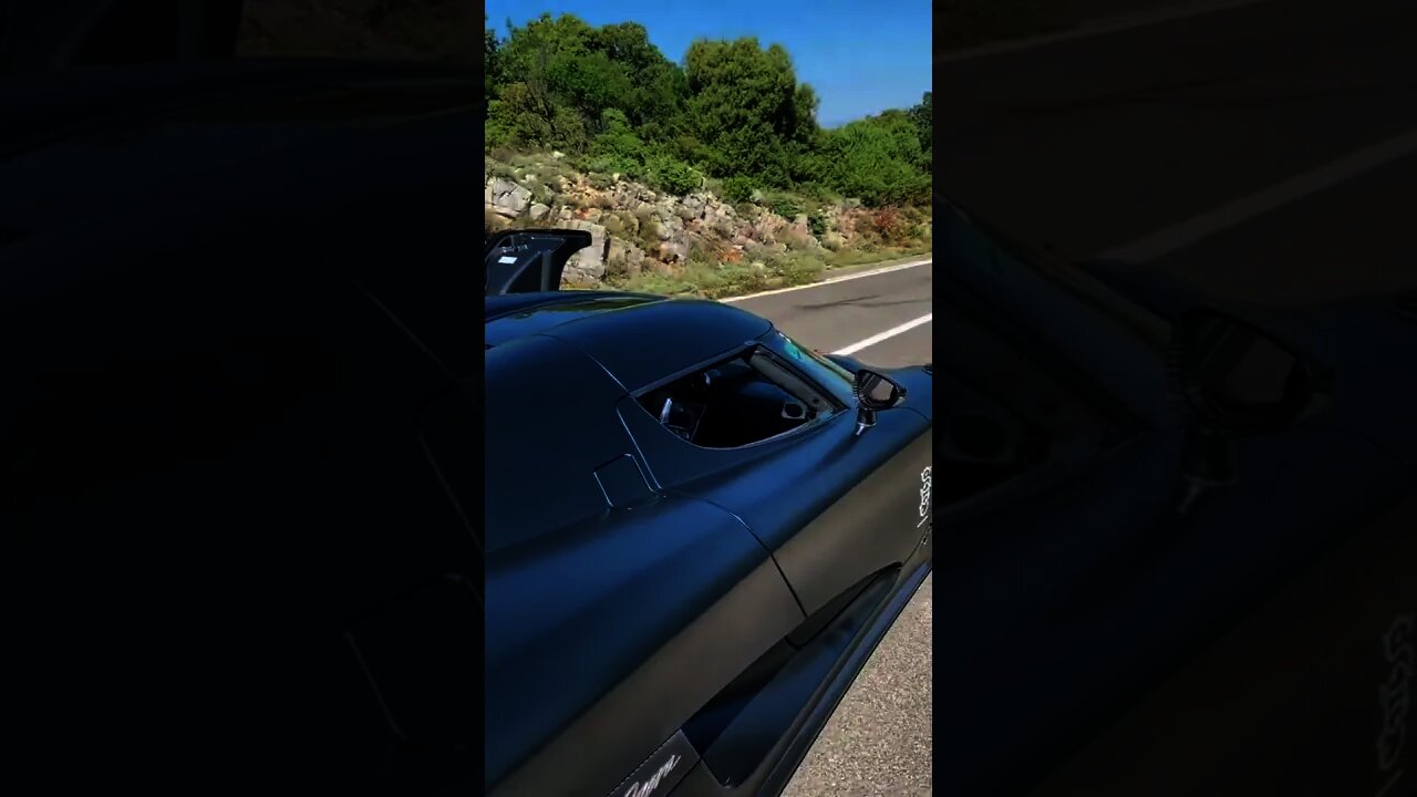 Matte black Koenigsegg