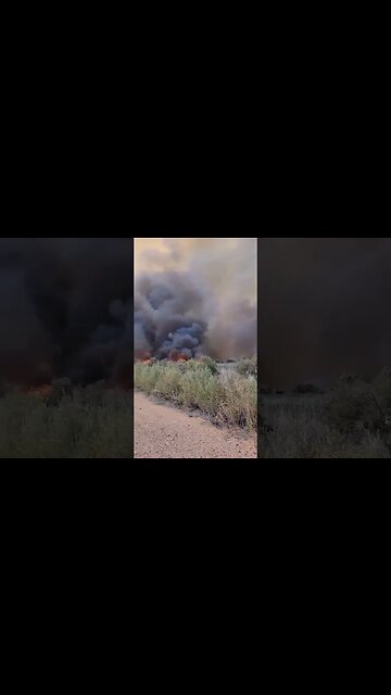 The Winterhaven Fire is burning outside Yuma.