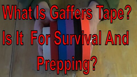 What Is Gaffers Tape? Is It For Survival And Prepping?