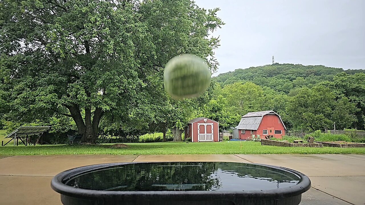 Slow Motion Watermelon Mega Drop / Mega Splash