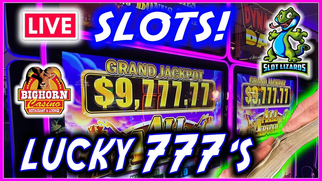🔴 LIVE SLOTS! LET'S GET LUCKY AND HIT MASSIVE JACKPOTS! BIGHORN CASINO!