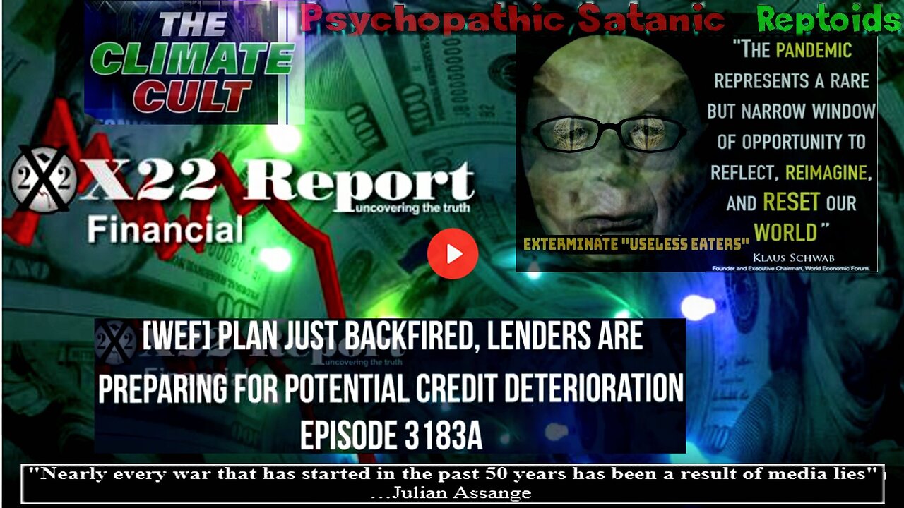 Ep 3183a - [WEF] Plan Just Backfired, Lenders Are Preparing For Potential Credit Deterioration