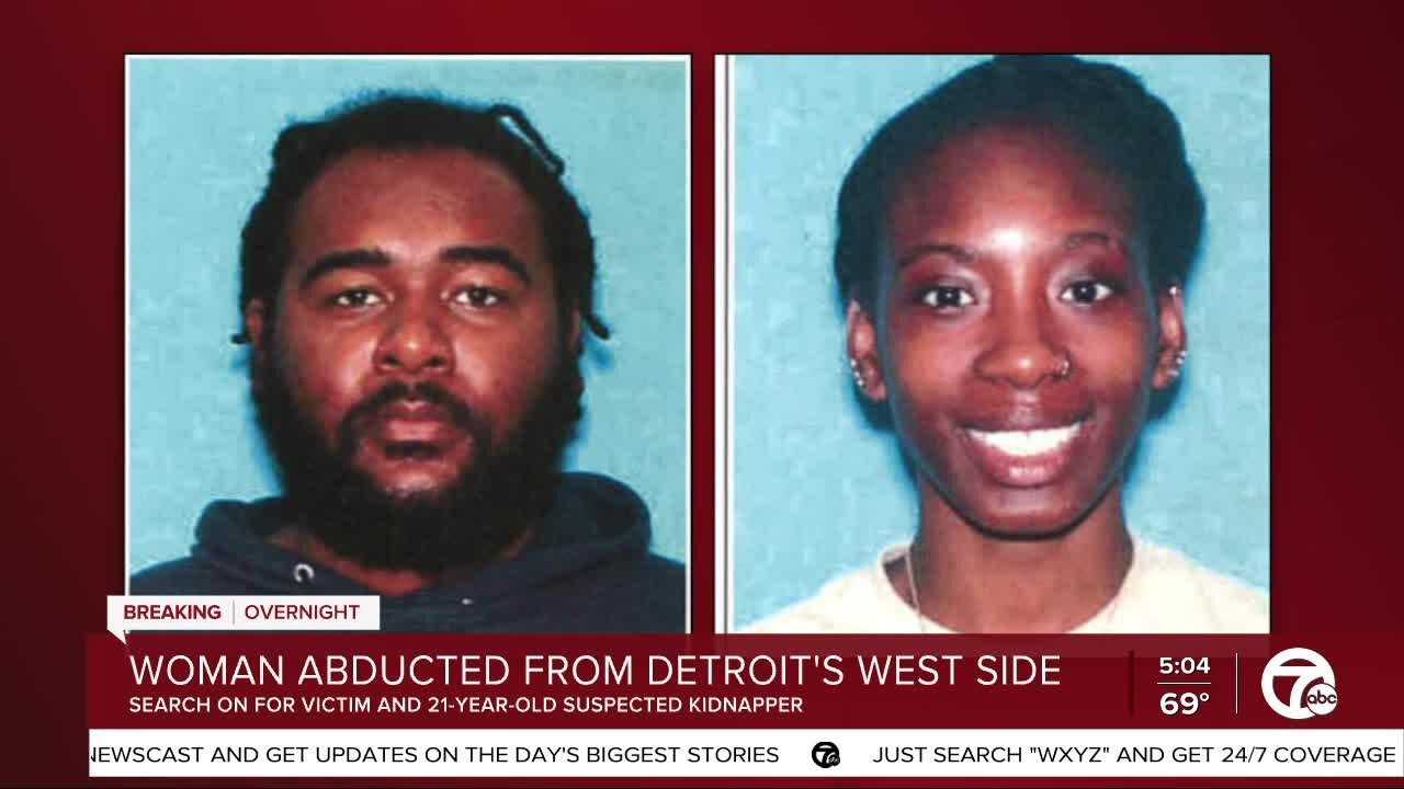 Police searching for armed & dangerous man who allegedly abducted woman on Detroit's west side