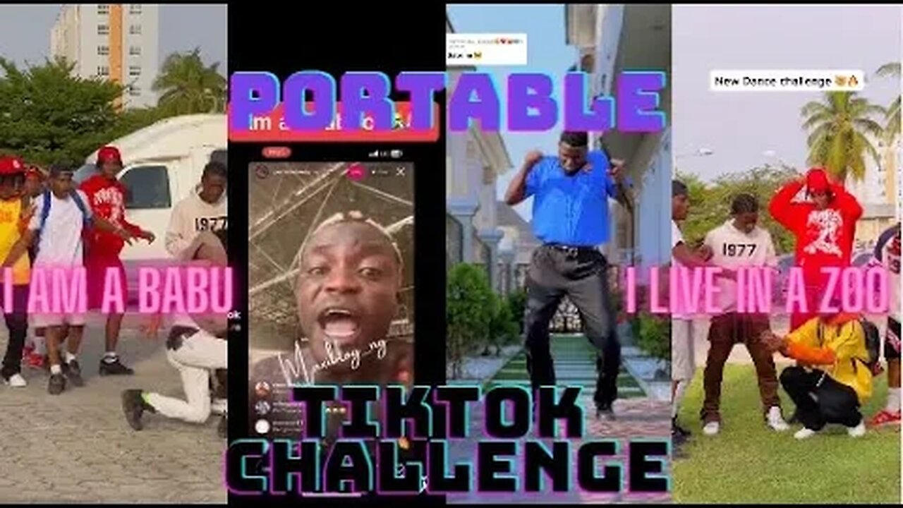 Portable ["Dj YK Mule"] I Am A Babu,I Live In A Zoo Zazu || Tiktok Dance Challenge.