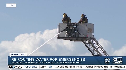 Phoenix Water Department keeps water flowing during large fires