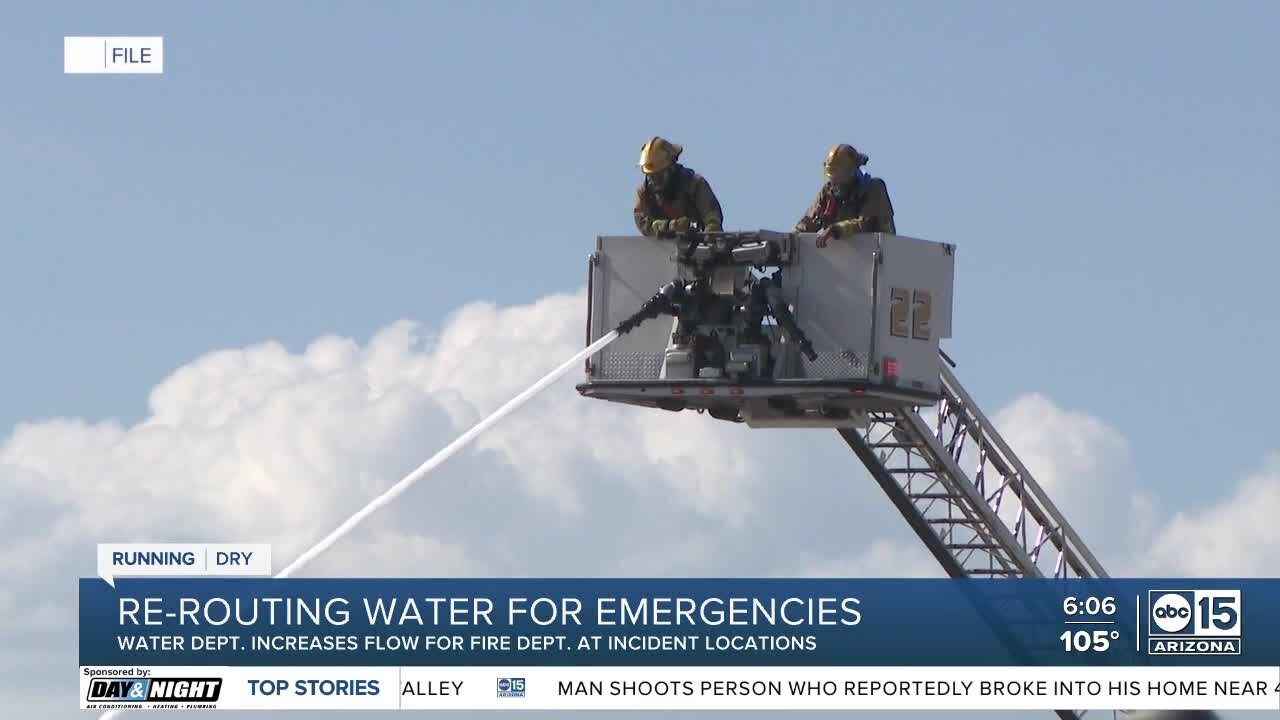 Phoenix Water Department keeps water flowing during large fires