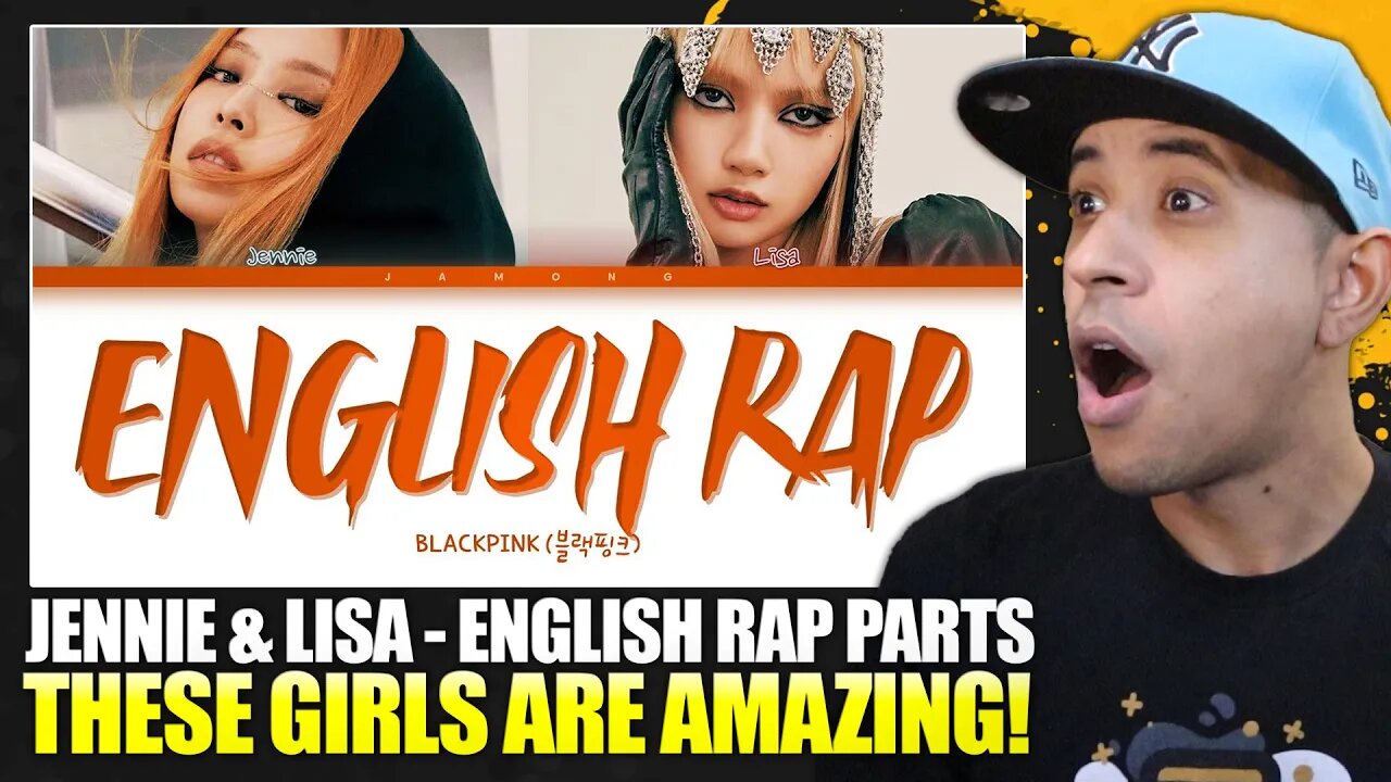 (UPDATED) BLACKPINK Jennie & Lisa - 'ENGLISH RAP PARTS' (Reaction)