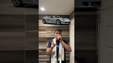 PORSCHE CARRERA GT SOUND WITH TOILET PAPER TOLL 😂🏎️