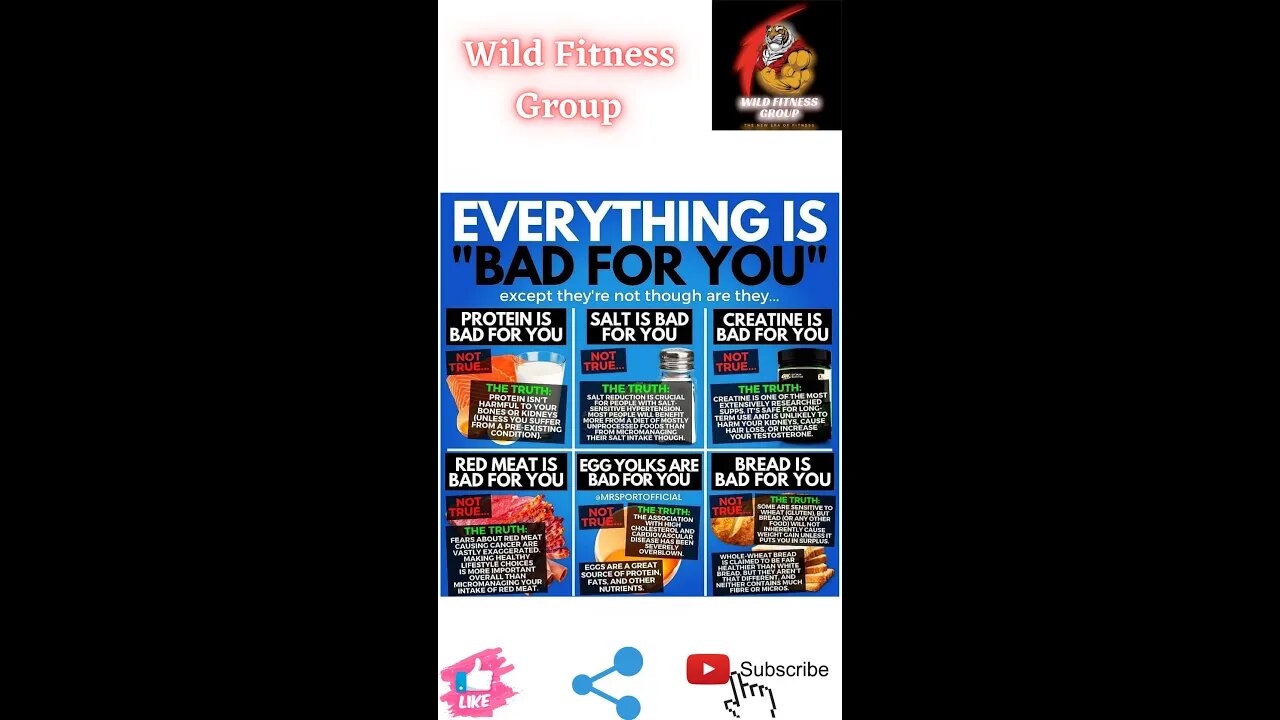 🔥Everything is bad for you🔥#fitness🔥#wildfitnessgroup🔥#shorts🔥