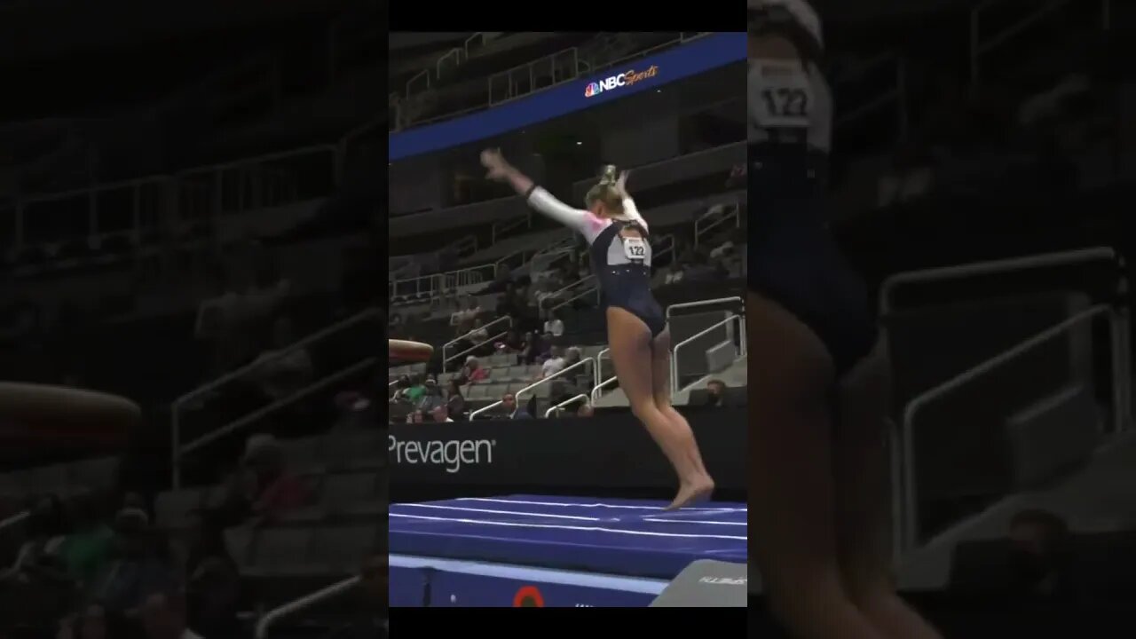 Sage Bradford on Vault 2023 Xfinity US Gymnastics Championships Junior Women Day 1 #shorts