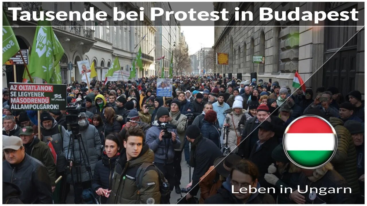 Tausende bei Protest von MHM in Budapest - Leben in Ungarn