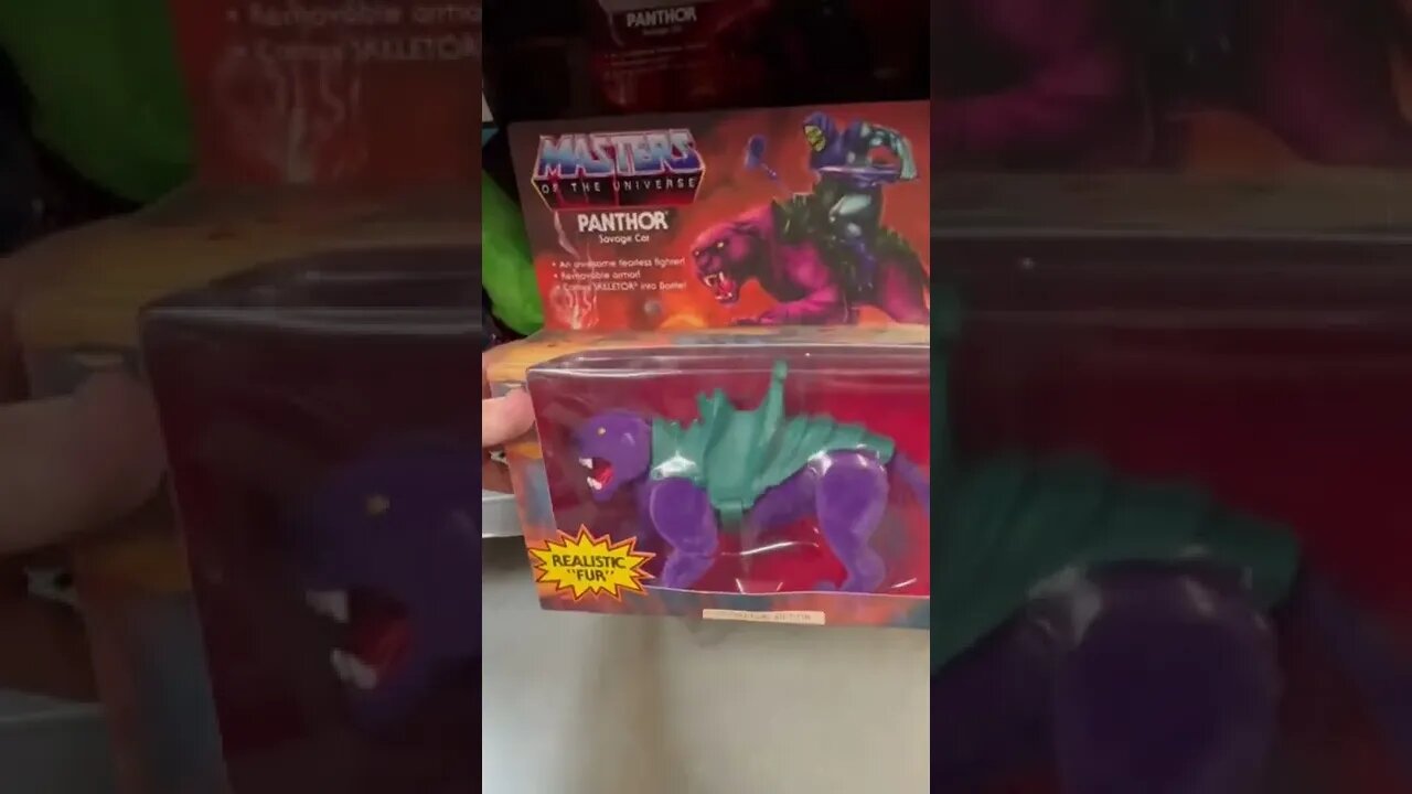 MOTU Panthor flocked “Realistic Fur” $40! Walmart Toy Hunt #shorts