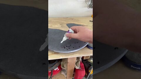 CA Glue is oddly satisfying. Epoxy lazy Susan build