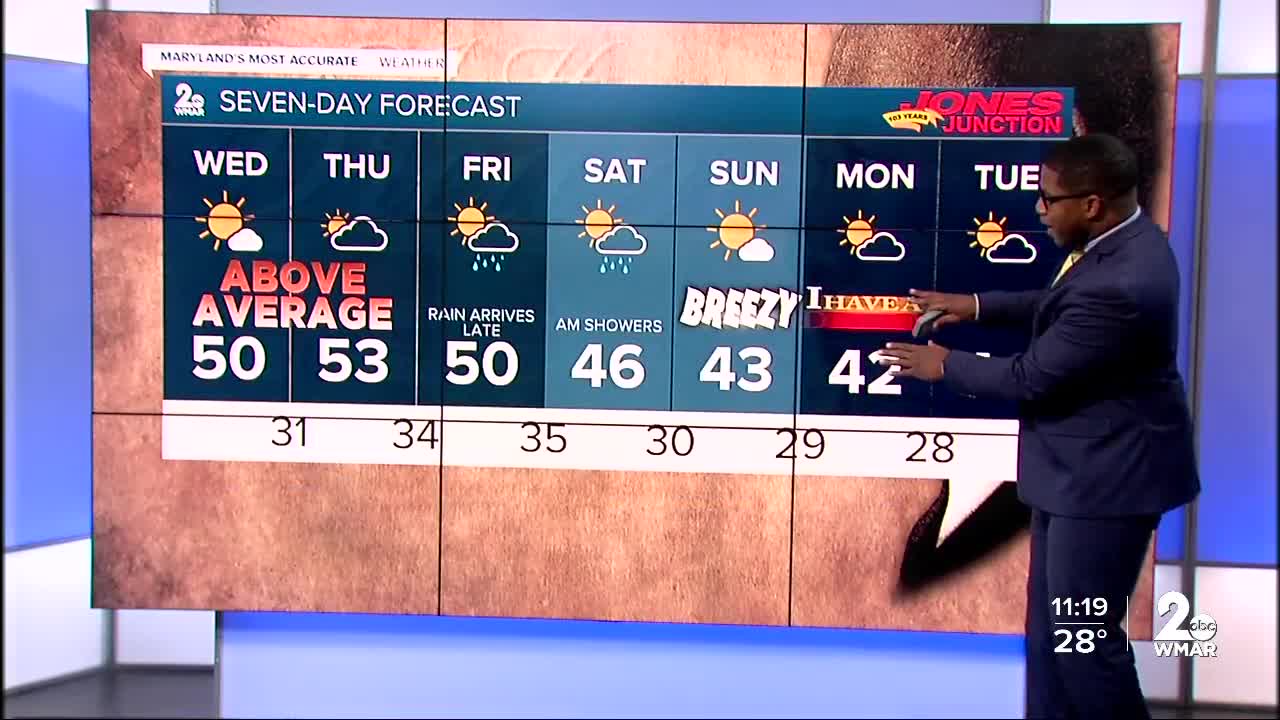 WMAR-2 News Weather at 11