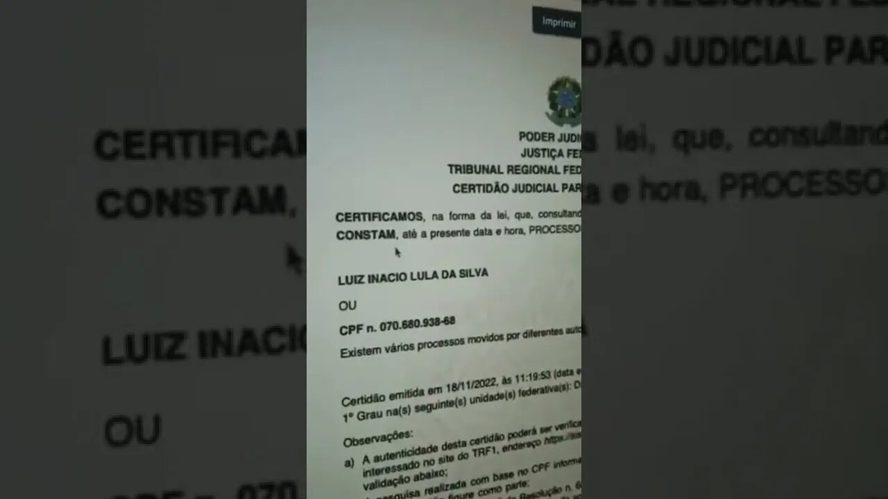 Manipulação de Processos no Tribunal Regional! A verdade vai aparecer!